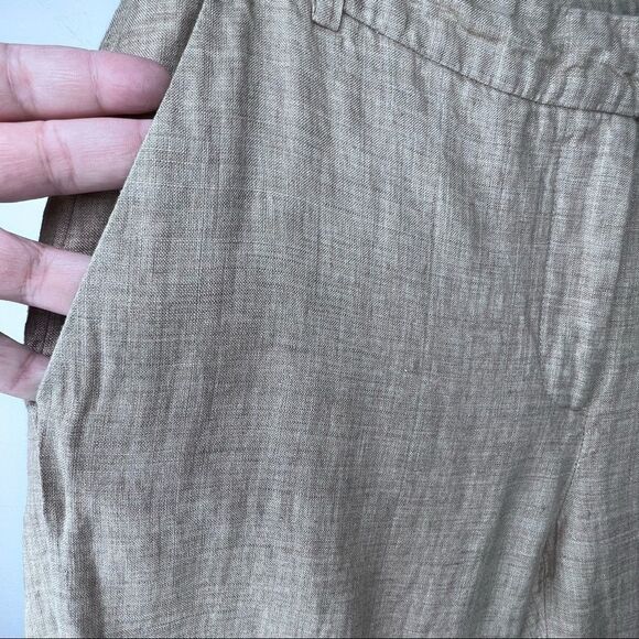Zara Tan Lightweight Cropped Pants Size 6 - Picture 3 of 10